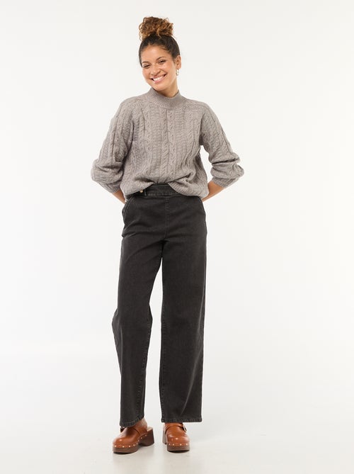 Pull en maille torsadée 'JDY' - Kiabi