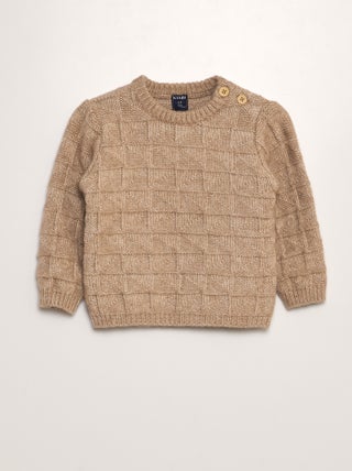 Pull en maille tricot fantaisie