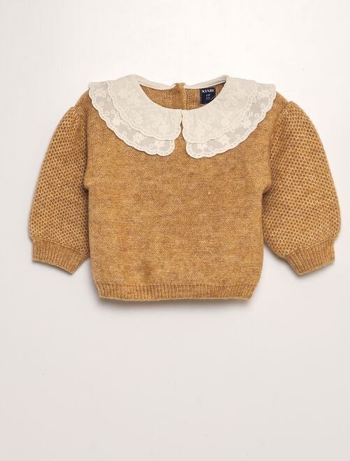 Pull en maille tricot - Kiabi