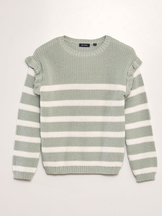 Pull en maille tricot