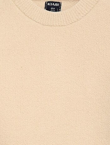Pull en maille uni à col rond
