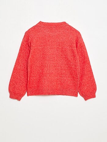 Pull en maille uni à col rond