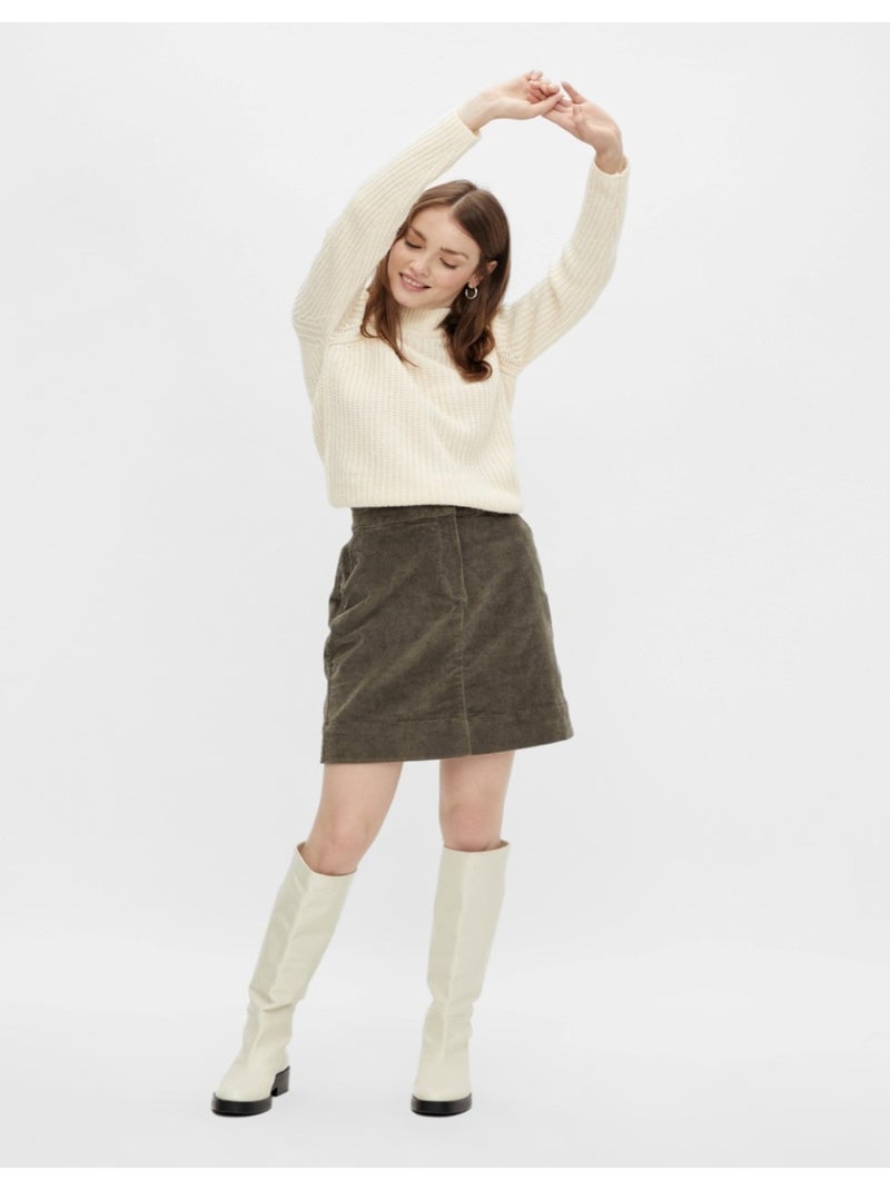 Pull en mailles Pieces Blanc - Kiabi