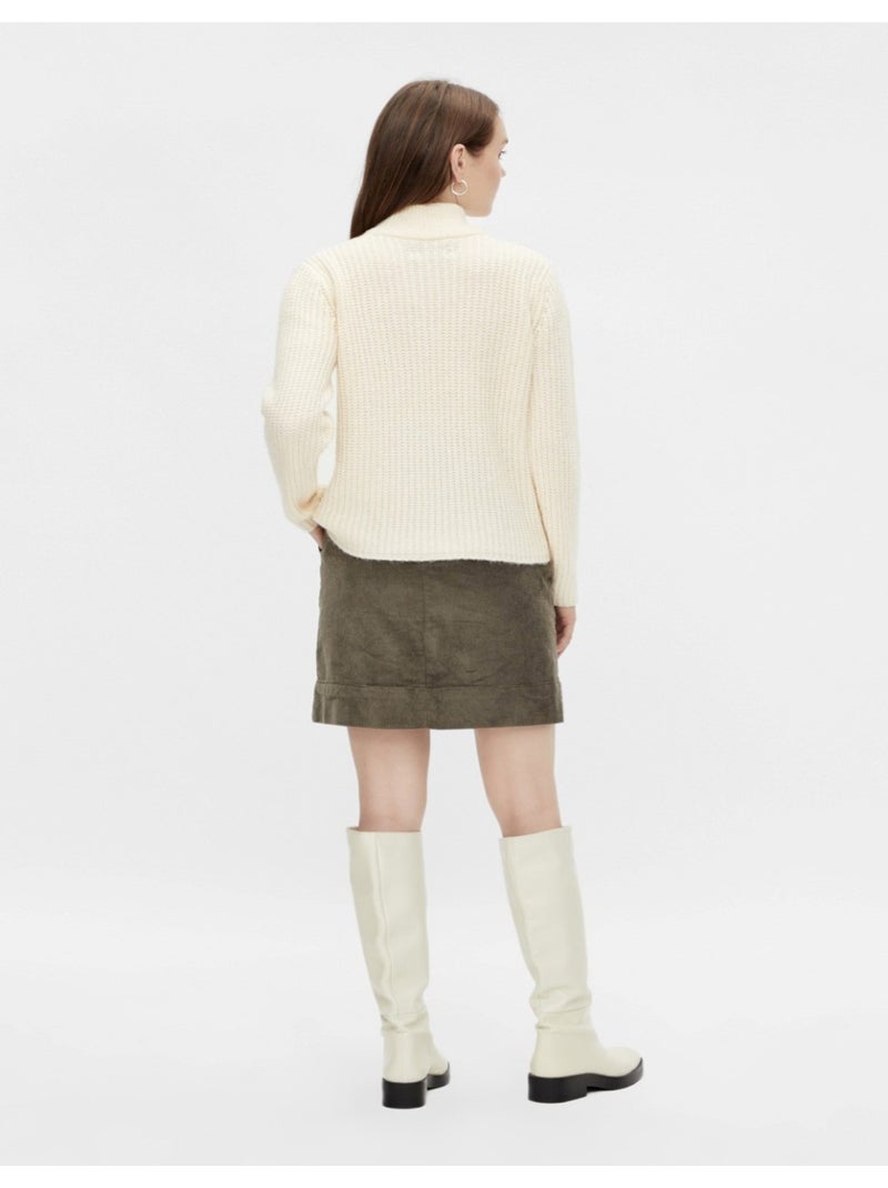 Pull en mailles Pieces Blanc - Kiabi