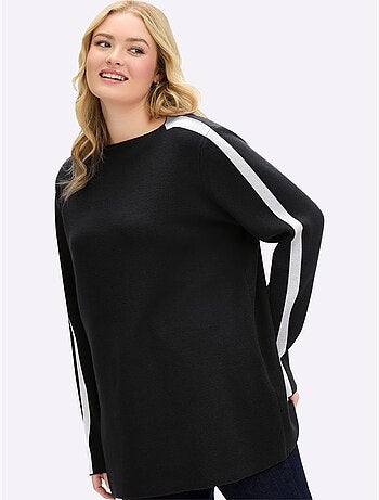 Pull en tricot - taille standard - sheego