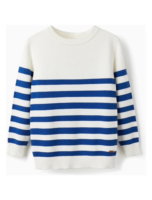 Pull en tricot 100% coton ATLANTIC COMPANY - Kiabi