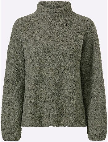 Pull en tricot 15% laine - taille standard - helline