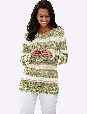 Pull en tricot 54% coton - taille standard - witt