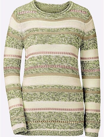 Pull en tricot 54% coton - taille standard - witt