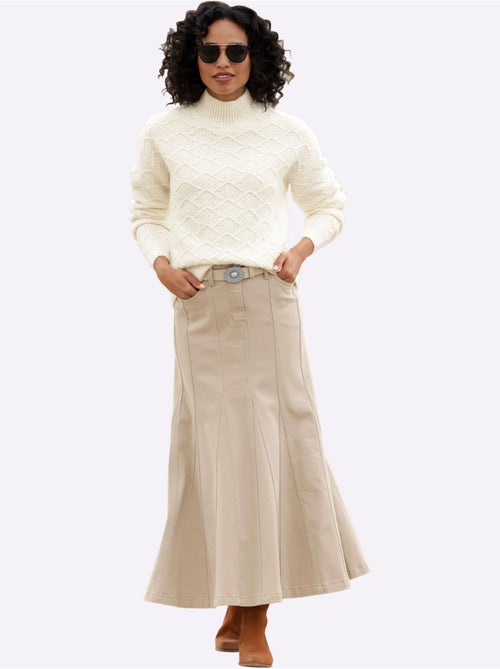 Pull En Tricot 6% Laine - Taille Standard - Helline - Kiabi Pull En Tricot 6% Laine - Taille Standard - Helline - Kiabi
