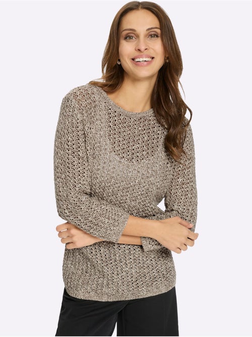 Pull En Tricot 60% Coton - Taille Standard - Witt - Kiabi