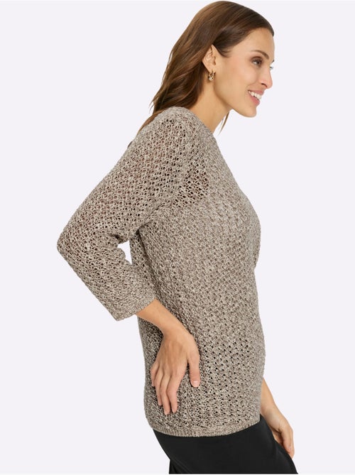 Pull En Tricot 60% Coton - Taille Standard - Witt - Kiabi