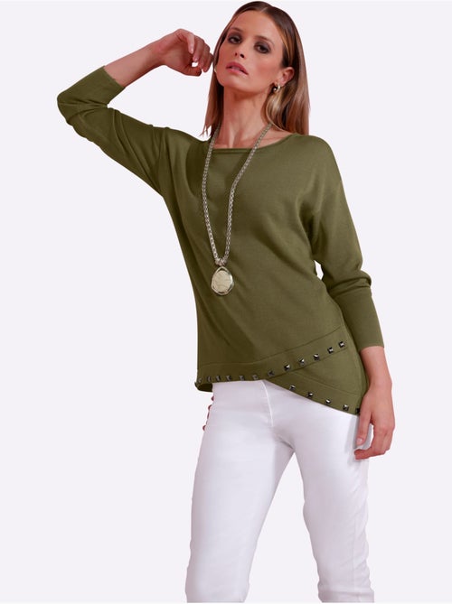 Pull En Tricot 60% Viscose - Taille Standard - helline - Kiabi