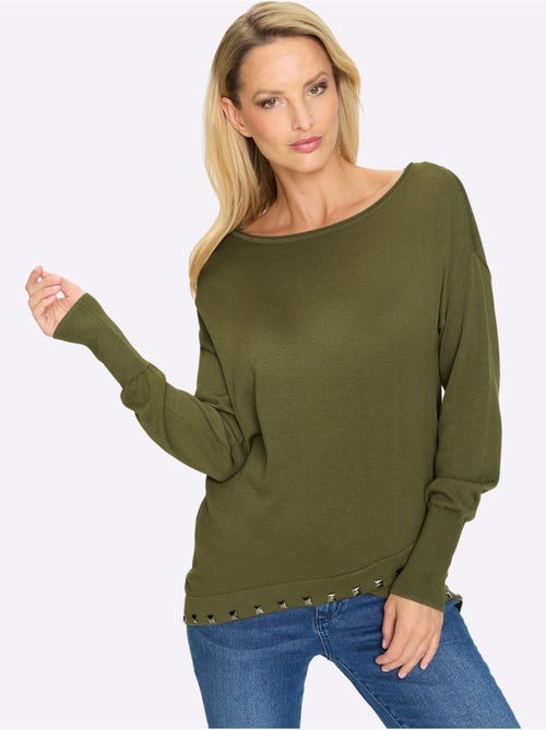 Pull En Tricot 60% Viscose - Taille Standard - helline - Kiabi
