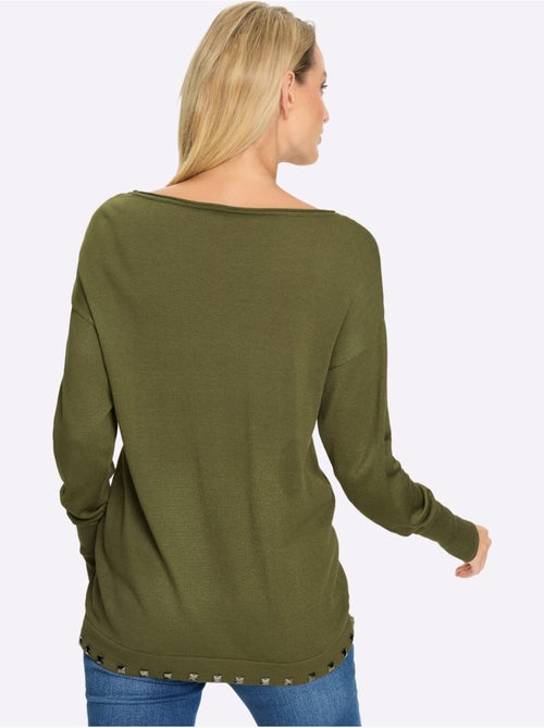 Pull En Tricot 60% Viscose - Taille Standard - helline - Kiabi