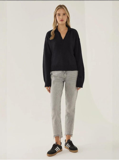 Pull en tricot à col polo - Kiabi Pull en tricot à col polo - Kiabi