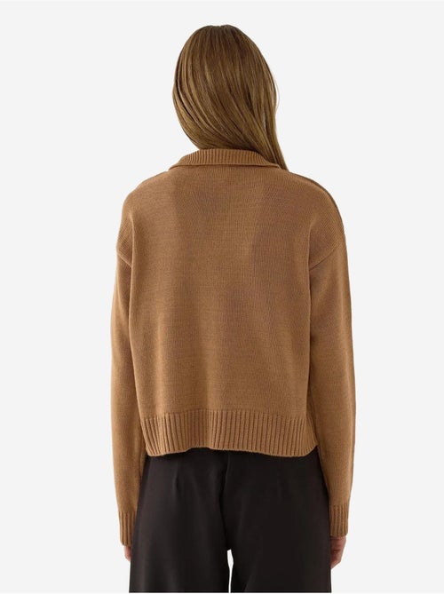 Pull en tricot à col polo - Kiabi Pull en tricot à col polo - Kiabi