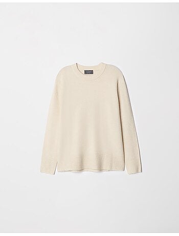 Pull en tricot à col rond