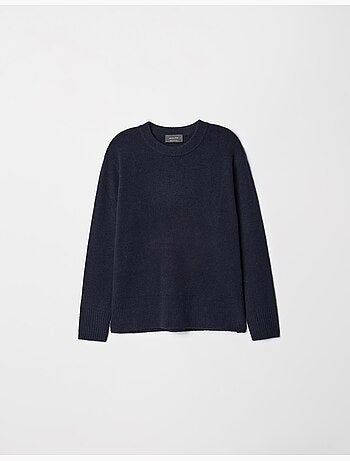 Pull en tricot à col rond