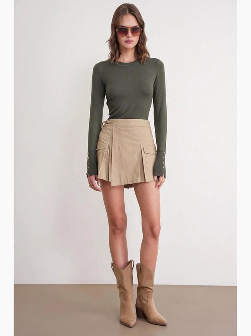 Pull en tricot à col rond et coupe slim mixray - Kiabi