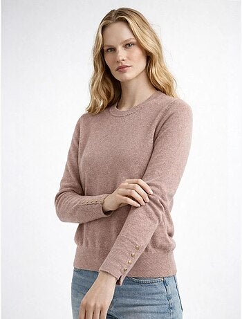Pull en tricot à col rond et coupe slim mixray