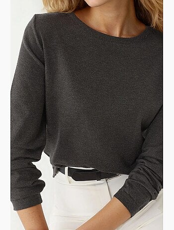 Pull en tricot à col rond hiccup