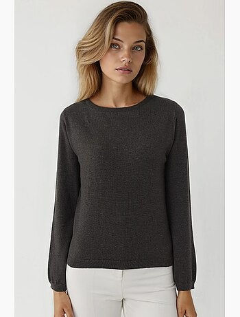 Pull en tricot à col rond hiccup