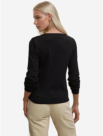 Pull en tricot à col rond