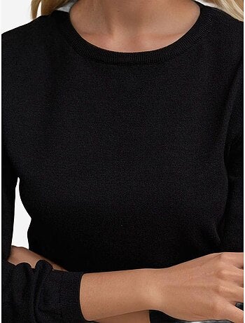 Pull en tricot à col rond