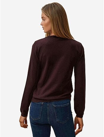 Pull en tricot à col rond