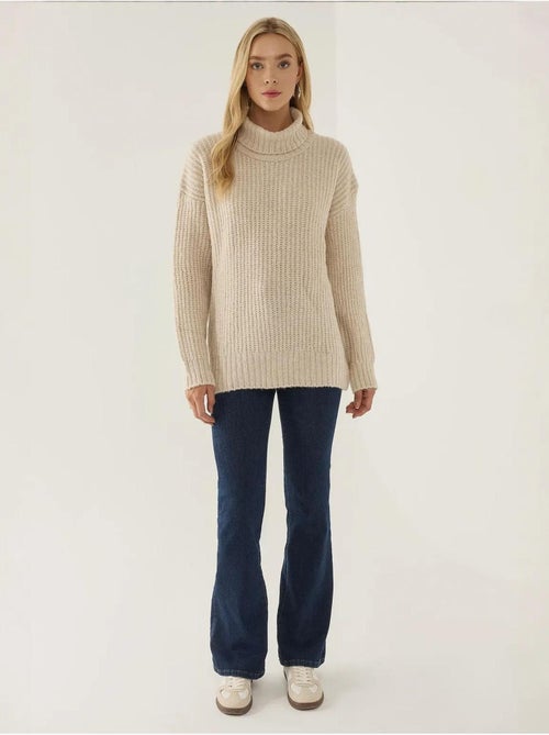Pull en tricot à col roulé - Kiabi Pull en tricot à col roulé - Kiabi