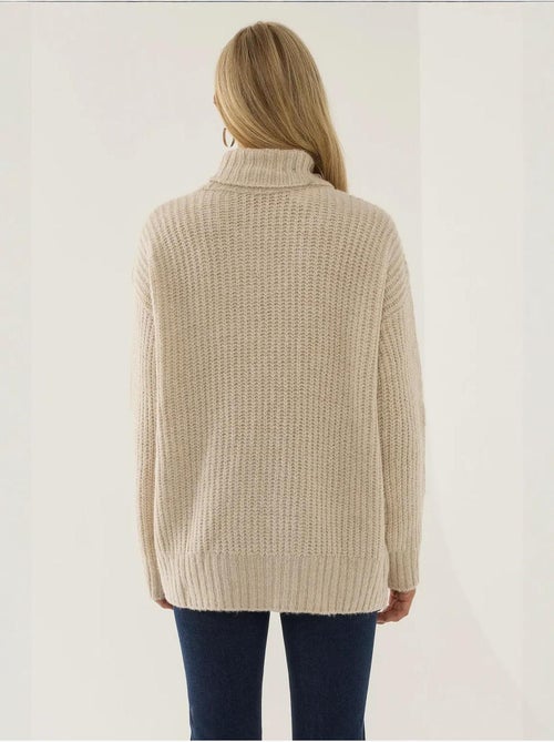 Pull en tricot à col roulé - Kiabi Pull en tricot à col roulé - Kiabi