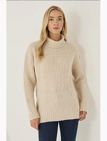 Pull en tricot à col roulé hiccup