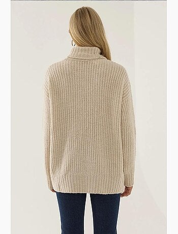 Pull en tricot à col roulé hiccup