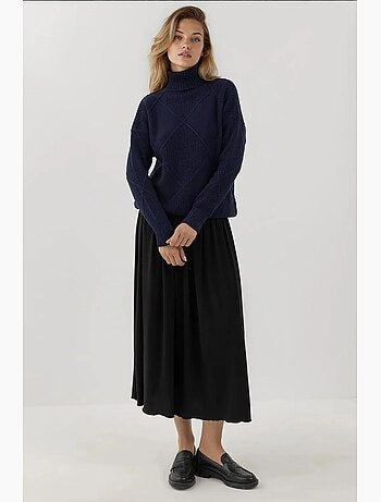 Pull en tricot à col roulé hiccup