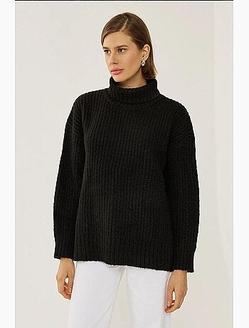 Pull en tricot à col roulé hiccup