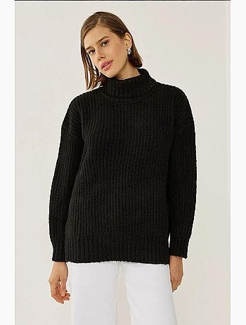 Pull en tricot à col roulé hiccup