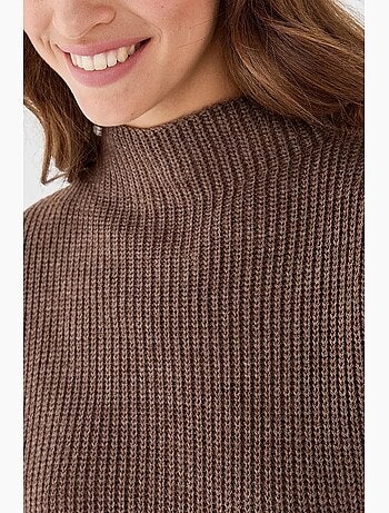 Pull en tricot à demi-col roulé hiccup
