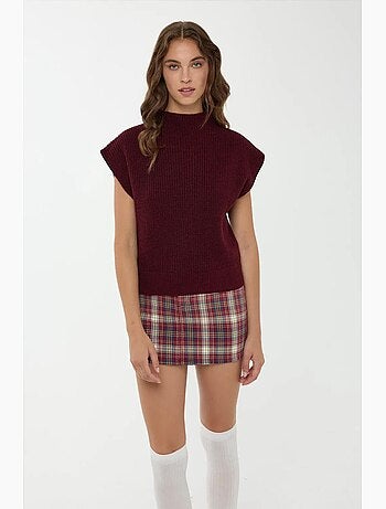 Pull en tricot à demi-col roulé hiccup