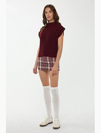 Pull en tricot à demi-col roulé hiccup