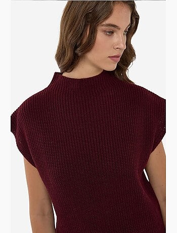 Pull en tricot à demi-col roulé hiccup