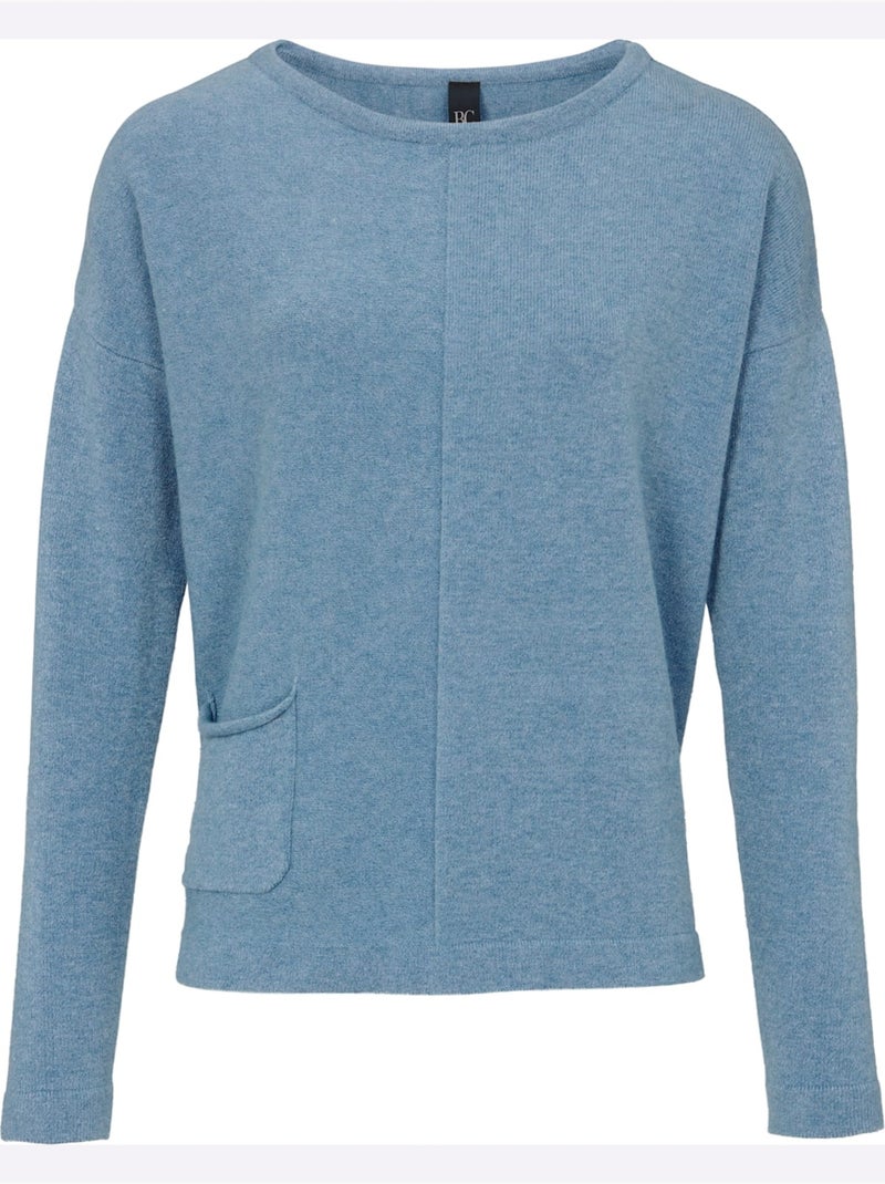 Pull En Tricot Agréables à Porter - Taille Standard - Helline Bleu - Kiabi