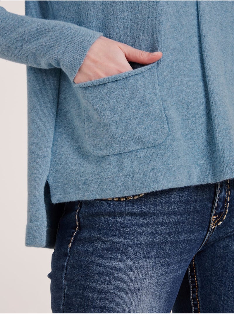 Pull En Tricot Agréables à Porter - Taille Standard - Helline Bleu - Kiabi