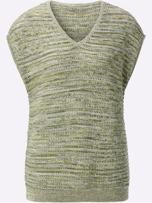 Pull En Tricot Ajouré - Taille Standard - Witt - Kiabi Pull En Tricot Ajouré - Taille Standard - Witt - Kiabi