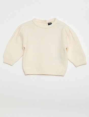 Pull en tricot avec col amovible