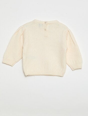 Pull en tricot avec col amovible
