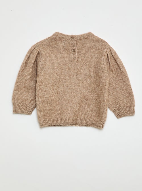 Pull en tricot avec col amovible - Kiabi
