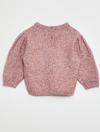 Pull en tricot avec col amovible