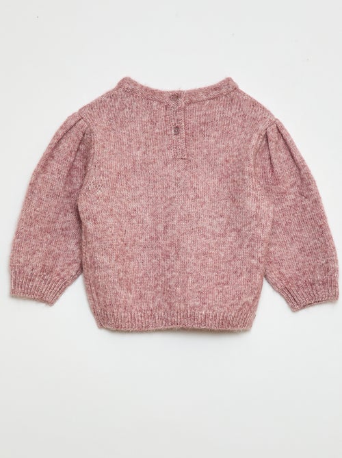 Pull en tricot avec col amovible - Kiabi