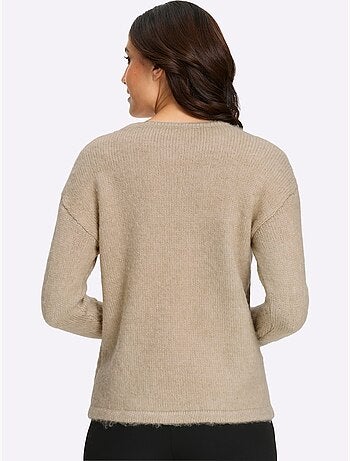 Pull En Tricot Avec Laine - Taille Standard - Witt